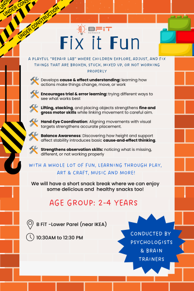 Fix it Fun | Start Young| Lower Parel