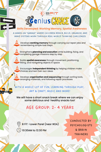 Genius Garage | Young Start| Lower Parel